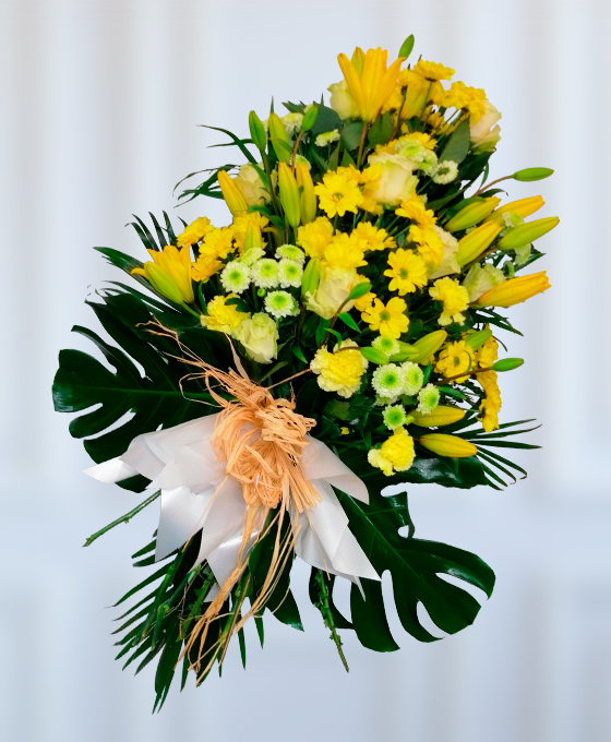Flores para tanatorios, Arreglo de Flores fúnebres para tanatorio